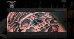 Desktop Screenshot of ancrenoiretatouage.com